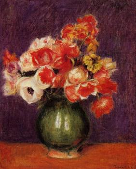皮埃爾 奧古斯特 雷諾阿 Flowers in a Vase 皮埃爾 奧古斯特 雷諾阿 Flowers in a Vase